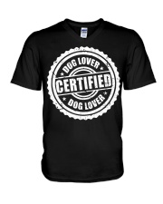 DOG V-Neck T-Shirt tile