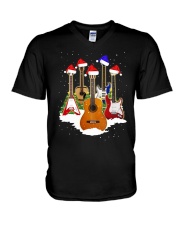 Guitar V-Neck T-Shirt tile