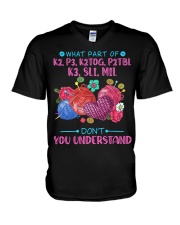 CROCHETING V-Neck T-Shirt tile
