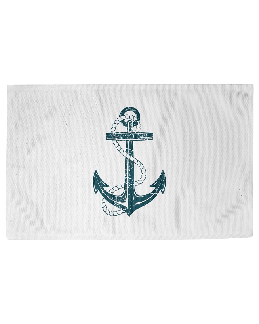 The Sailor Anchor Woven Rug - 3' x 2'