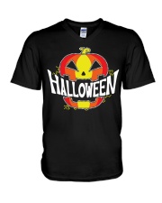 HALLOWEEN PUMPKIN V-Neck T-Shirt tile