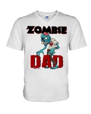 ZOMBIE DAD V-Neck T-Shirt tile