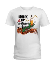 DRINK UP WITCHES HALLOBEER Ladies T-Shirt tile