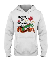 DRINK UP WITCHES HALLOWINE Hooded Sweatshirt tile
