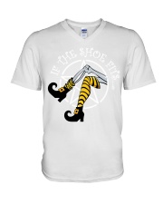 IF THE SHOE FITS V-Neck T-Shirt tile