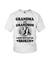 Grandma And Grandson A Bond That Cant Be Broken Youth T-Shirt thumbnail
