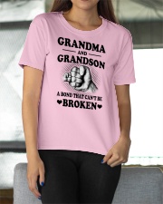 Grandma And Grandson A Bond That Cant Be Broken Ladies T-Shirt apparel-ladies-t-shirt-lifestyle-front-11