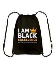 I AM Black Excellence Accessories Drawstring Bag thumbnail