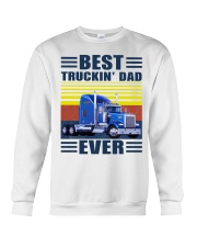 Best truckin dad ever vintage father's day shirt Crewneck Sweatshirt thumbnail