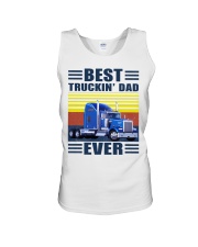 Best truckin dad ever vintage father's day shirt Unisex Tank thumbnail