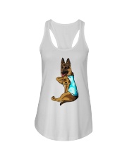 German Shepherd I love mom Tattoo shirt Ladies Flowy Tank thumbnail