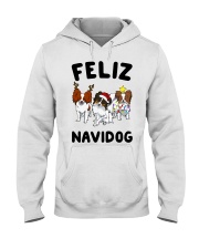 Feliz Navidog Papillon Christmas SHIRT Hooded Sweatshirt thumbnail