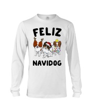 Feliz Navidog Papillon Christmas SHIRT Long Sleeve Tee thumbnail