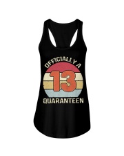Officially a 13 quaranteen vintage T-shirt Ladies Flowy Tank thumbnail