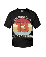 Officially a 13 quaranteen vintage T-shirt Youth T-Shirt thumbnail