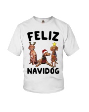 Feliz Navidog Vizsla Christmas Youth T-Shirt thumbnail