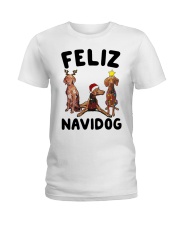Feliz Navidog Vizsla Christmas Ladies T-Shirt thumbnail