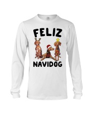 Feliz Navidog Vizsla Christmas Long Sleeve Tee thumbnail
