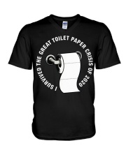 I Survived The Great Toilet Paper Crisis Of 2020 V-Neck T-Shirt thumbnail
