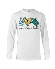 Peace Love Turtle shirt Long Sleeve Tee thumbnail