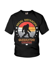 Bigfoot Social Distancing Quarantine Champion Youth T-Shirt thumbnail