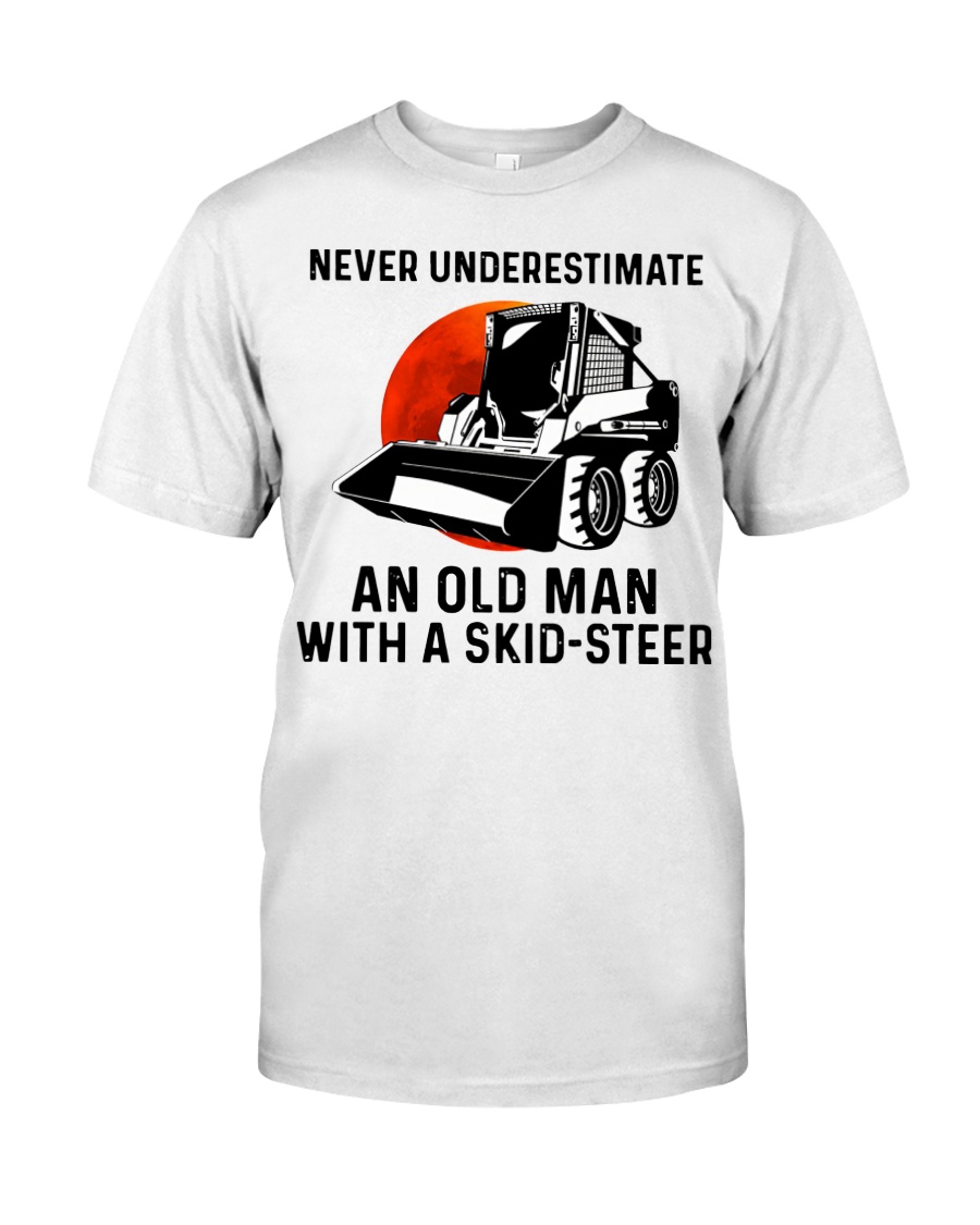 Never underestimate an old man with a skid Classic T-Shirt