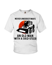 Never underestimate an old man with a skid Youth T-Shirt thumbnail