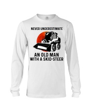 Never underestimate an old man with a skid Long Sleeve Tee thumbnail
