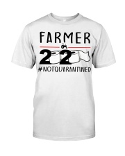 Farmer 2020 not quarantined T-shirt Classic T-Shirt front