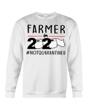 Farmer 2020 not quarantined T-shirt Crewneck Sweatshirt thumbnail