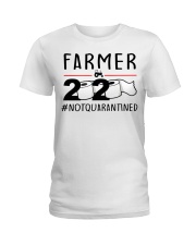 Farmer 2020 not quarantined T-shirt Ladies T-Shirt thumbnail
