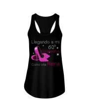 Llegando a mi 60 Cumpleanos como una reina Ladies Flowy Tank thumbnail