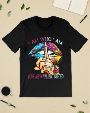 Lips Peace Whisper words of wisdom I am who I am Classic T-Shirt lifestyle-mens-crewneck-front-19