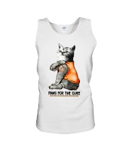 Cat tattoo Paws for the cure Multiple sclerosis Unisex Tank thumbnail