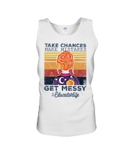 Take Chances make mistakes Get messy Educator Unisex Tank thumbnail