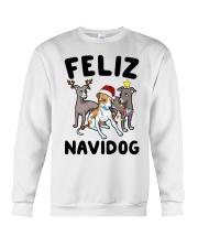Feliz Navidog Greyhound Christmas shirt Crewneck Sweatshirt front