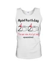 April Birthday 2020 the year when shit got real Unisex Tank thumbnail