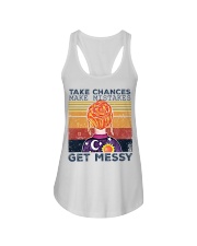 Take Chances make mistakes Get messy shirt Ladies Flowy Tank thumbnail