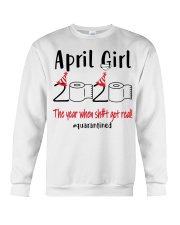 April girl 2020 the year where shit got real Crewneck Sweatshirt thumbnail