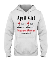 April girl 2020 the year where shit got real Hooded Sweatshirt thumbnail