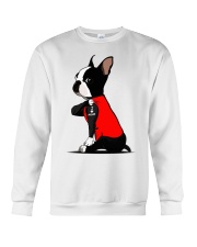 Boston Terrier I love Mom shirt Crewneck Sweatshirt thumbnail