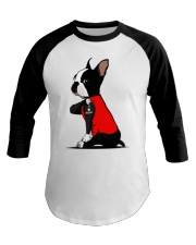 Boston Terrier I love Mom shirt Baseball Tee thumbnail