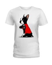 Boston Terrier I love Mom shirt Ladies T-Shirt thumbnail
