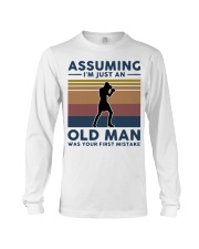 Boxing Assuming Im Just An Old Man Was Your Long Sleeve Tee thumbnail