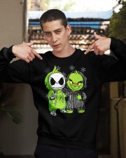 Jack Skellington and Grinch Christmas Crewneck Sweatshirt apparel-crewneck-sweatshirt-lifestyle-04