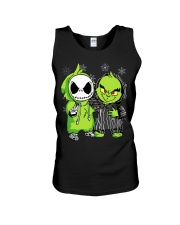 Jack Skellington and Grinch Christmas Unisex Tank thumbnail