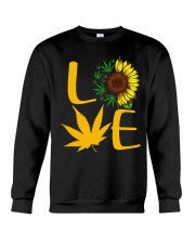 Love Sunflower Weed Cannabis shirt Crewneck Sweatshirt thumbnail