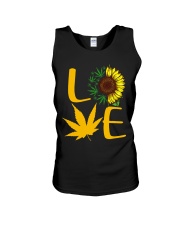 Love Sunflower Weed Cannabis shirt Unisex Tank thumbnail