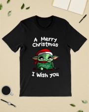 Baby Yoda A Merry Christmas I wish you shirt Classic T-Shirt lifestyle-mens-crewneck-front-19
