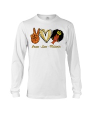 Peace love melanin shirt Long Sleeve Tee thumbnail